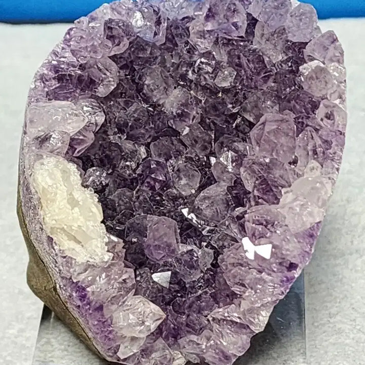 [BUNJANG] Natural Amethyst Crystal Cluster Stone with Stand / 천연크리스탈 자수정 클러스터 원석+받침대