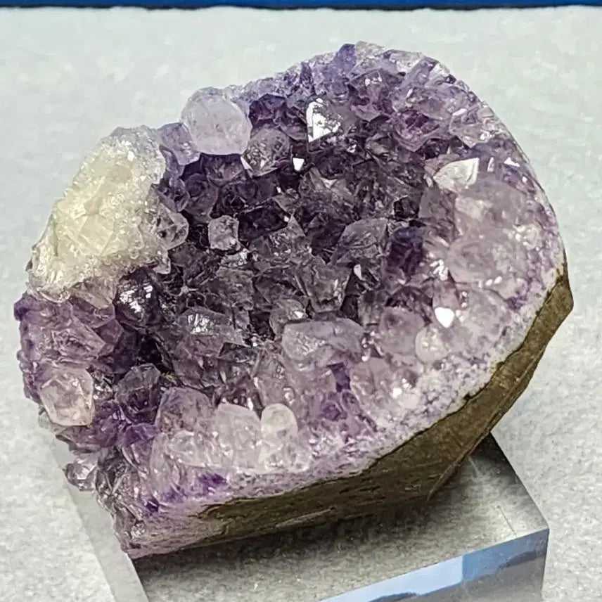 [BUNJANG] Natural Amethyst Crystal Cluster Stone with Stand / 천연크리스탈 자수정 클러스터 원석+받침대