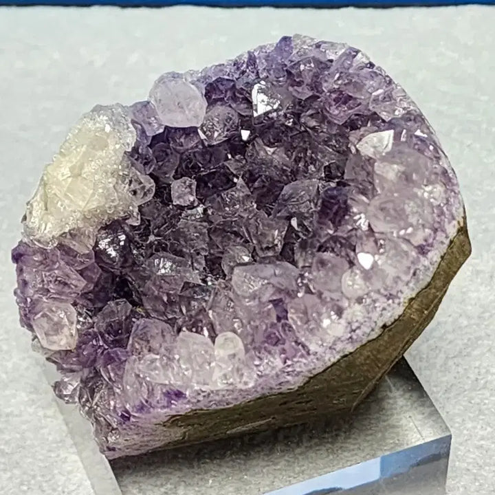 [BUNJANG] Natural Amethyst Crystal Cluster Stone with Stand / 천연크리스탈 자수정 클러스터 원석+받침대