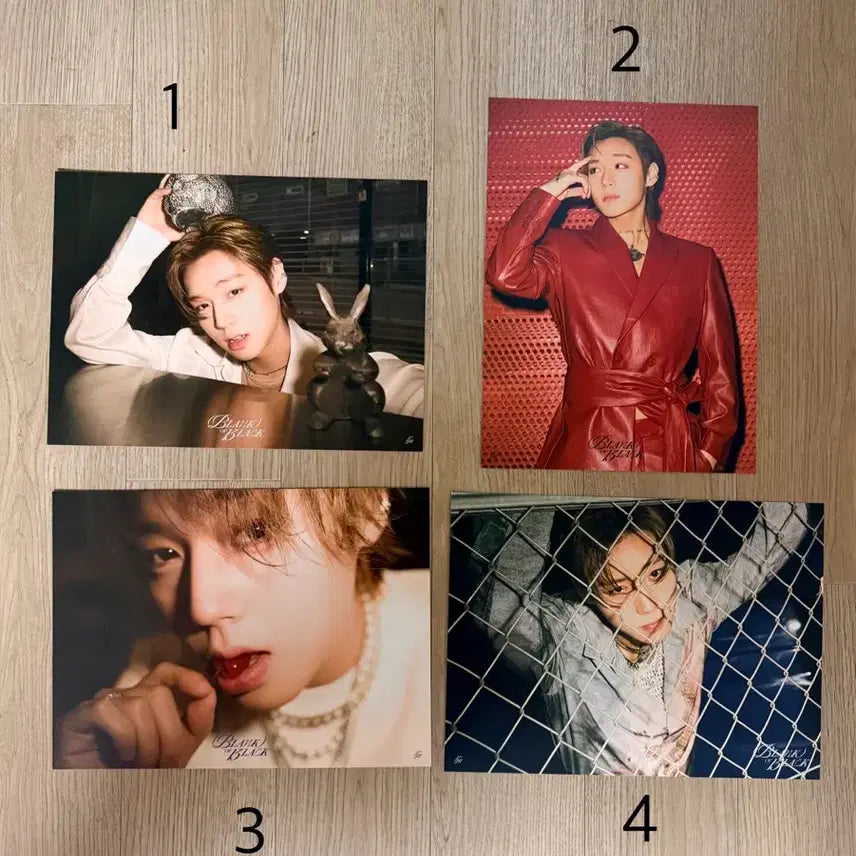 [BUNJANG] Park Jihoon Blank or Black Mini Poster / 박지훈 blank or black 미니포스터