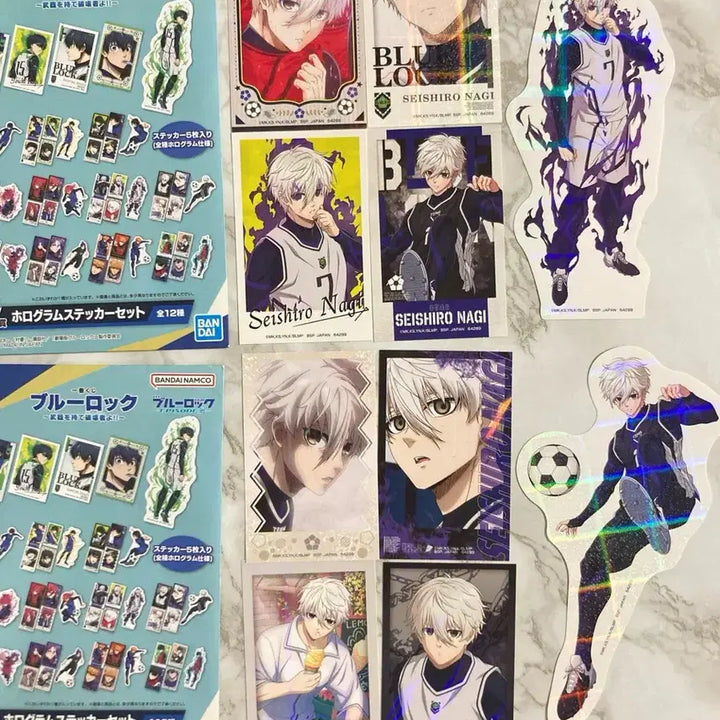 [BUNJANG] Blue Lock Seishiro Nagi Hologram Sticker Set / 블루록 나기 세이시로 홀로그램 스티커 세트