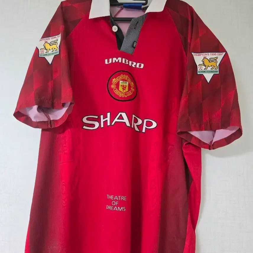 [BUNJANG] Manchester United 1997-98 Home Beckham Jersey (Overseas XL) / (해외XL)97-98 맨유 홈 베컴 유니폼