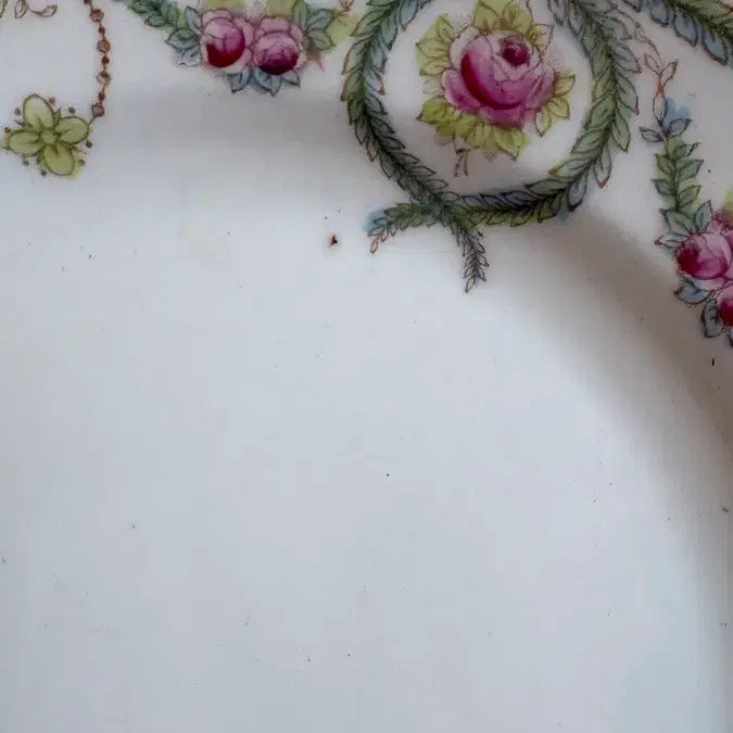 [BUNJANG] 1892 R&amp;D Balmoral Teacup, Saucer, and Plate Trio - Antique English China / 1892년 영국 앤틱 R&amp;D사의 발모랄 차이나 듀오&amp;소서