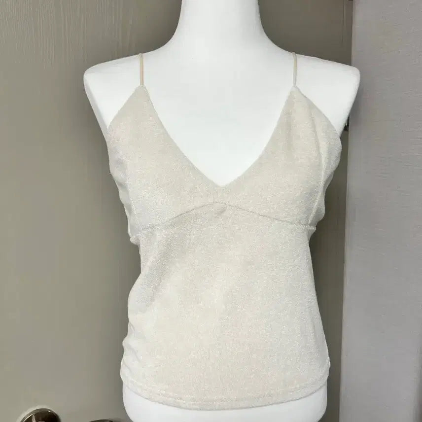 [BUNJANG] Ivory Strap Camisole Bustier / [새상품] 아이보리 끈 나시 뷔스티에