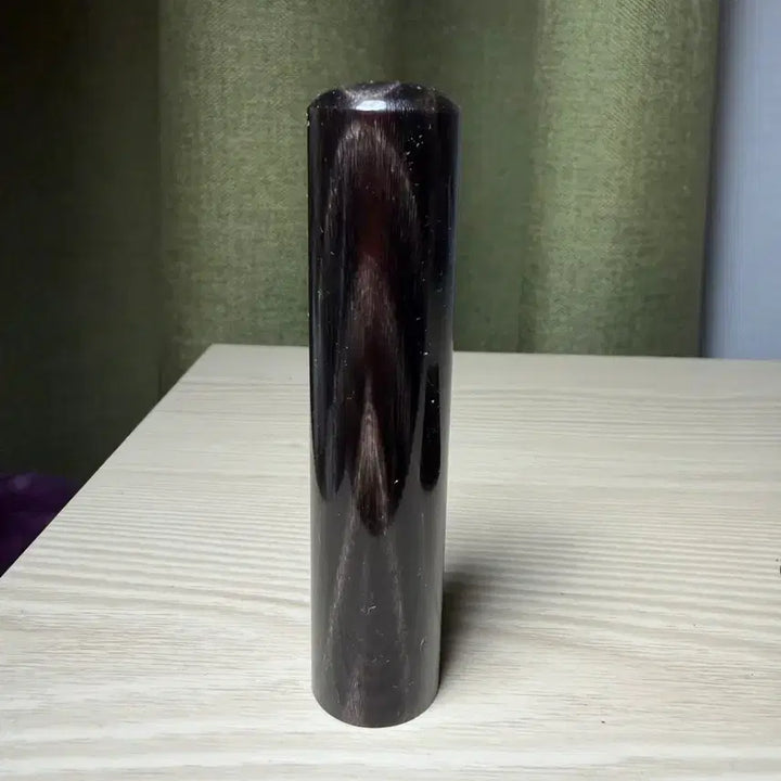 [BUNJANG] Natural Black Water Buffalo Horn Seal - 6 Pun / 천연 흑수우 도장 -6푼