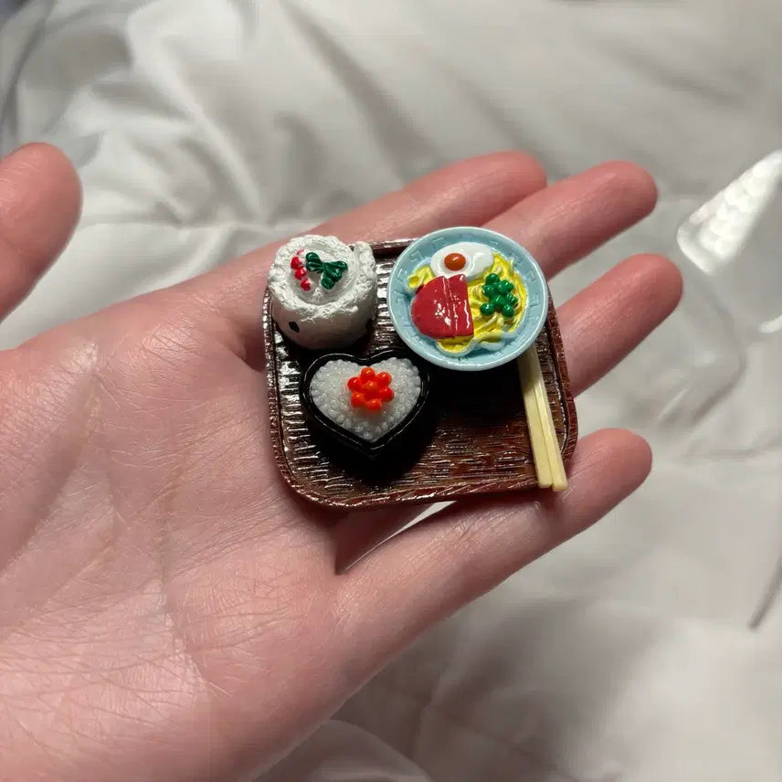 [BUNJANG] Japanese Miniature Food Set Sushi &amp; Ramen Bento Box / 일본 미니어처 음식 세트 초밥 도시락