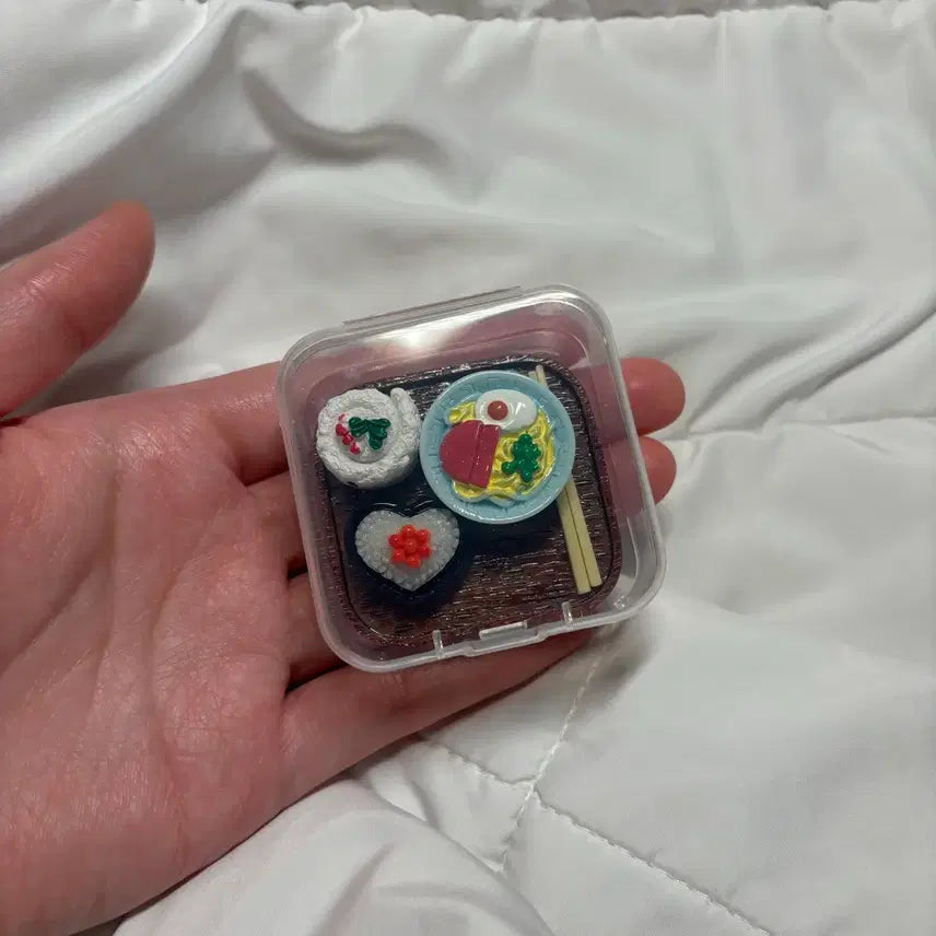 [BUNJANG] Japanese Miniature Food Set Sushi &amp; Ramen Bento Box / 일본 미니어처 음식 세트 초밥 도시락