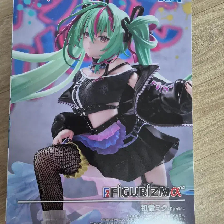 [BUNJANG] Hatsune Miku Punk Figure / [미개봉] 하츠네 미쿠 펑크 피규어 미소녀 피규어