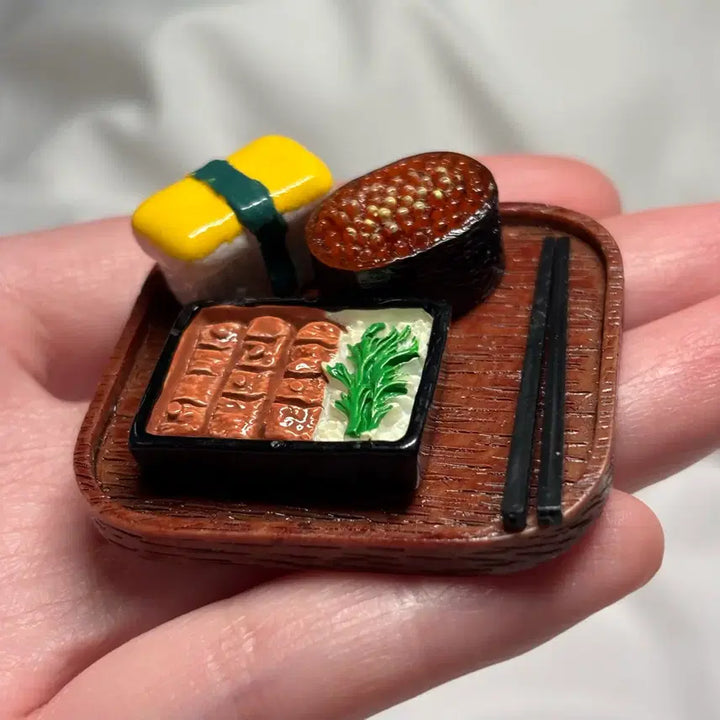 [BUNJANG] Japanese Miniature Lunch Box Figure Set / 일식 미니어처 도시락 피규어