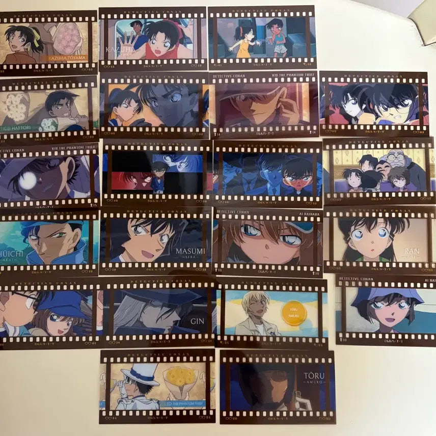 [BUNJANG] Detective Conan Film Style Trading Cards / 명탐정 코난 필름풍 카드 굿즈