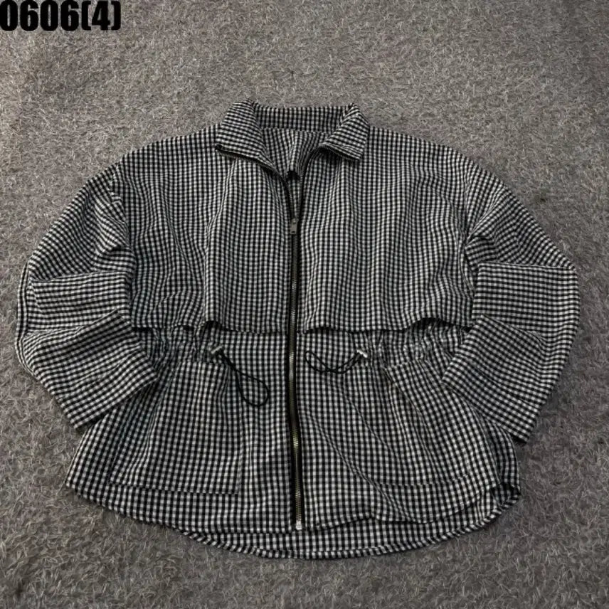 [SOLD OUT] 체크 자켓 블랙 화이트 100(L) 0606