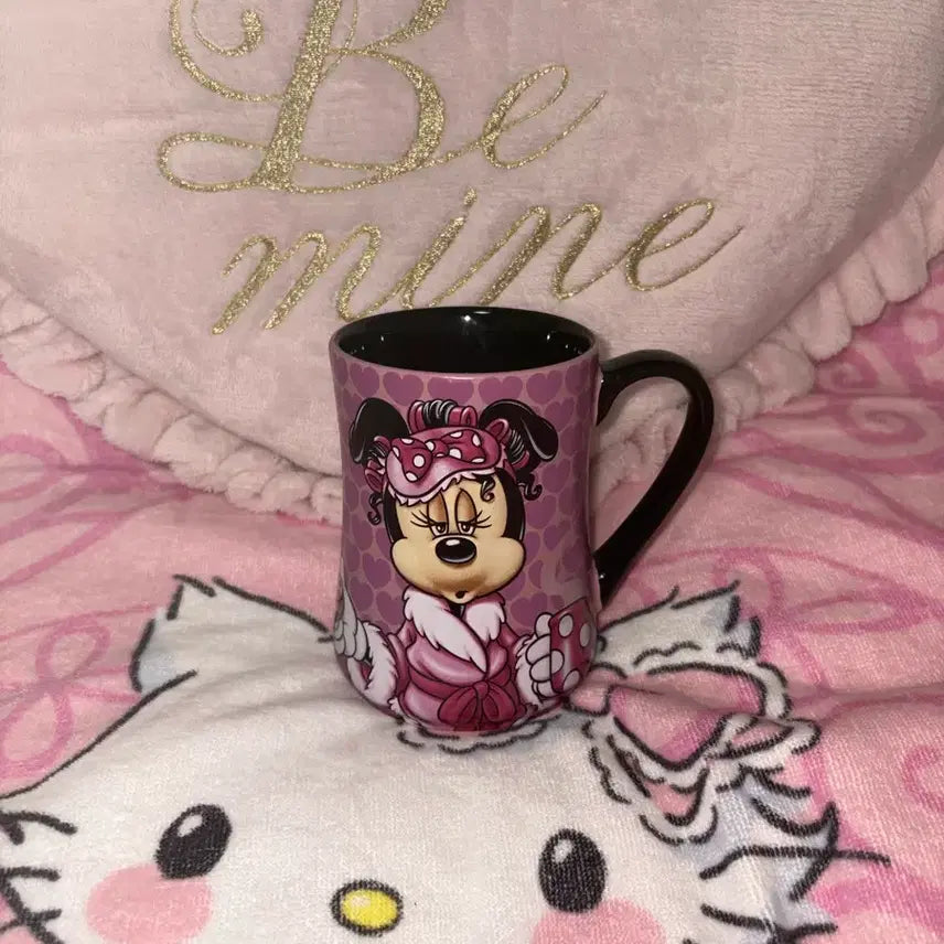 [BUNJANG] Disney Classic Minnie Mouse Pink Mug / 일주일만할인)디즈니 고전 미니마우스 머그컵 방꾸 갸루 방꾸 핑크 머그컵