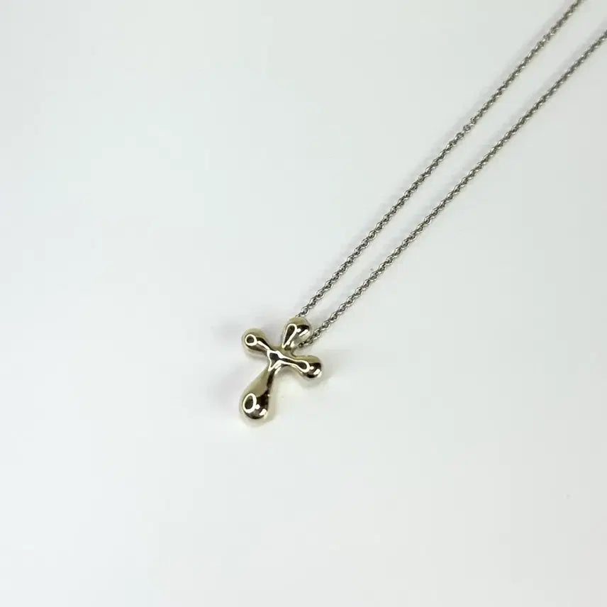 [SOLD OUT] [새상품급] 티파니앤코 엘사퍼레티 크로스 펜던트 실버 목걸이