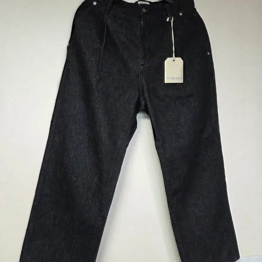 [BUNJANG] Roughside Drape Denim Black / 러프사이드 드레이프데님 블랙