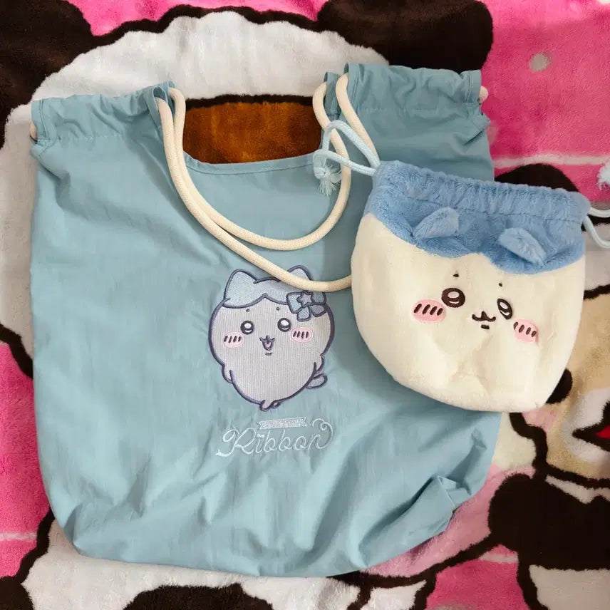 [BUNJANG] Najapgwi Hachiwara Pouch and Bag Bundle Set / 먼작귀 하치와레 가방,파우치 일괄