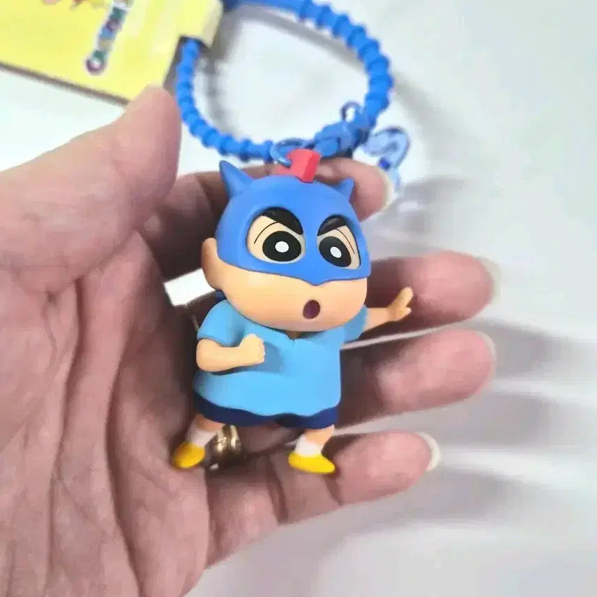 [BUNJANG] Action Mask Crayon Shin-chan Figure Keyring / 액션가면 짱구 피규어 인형키링