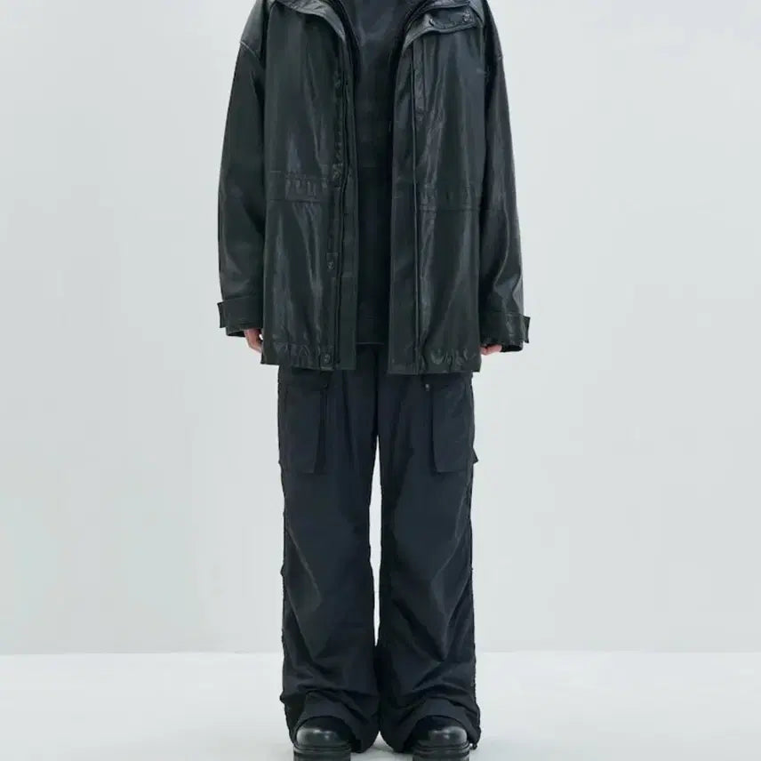 [BUNJANG] Juun.J Ripstop Poly Percussion Cargo Pants / 준지 립스탑 폴리 퍼커링 카고 팬츠