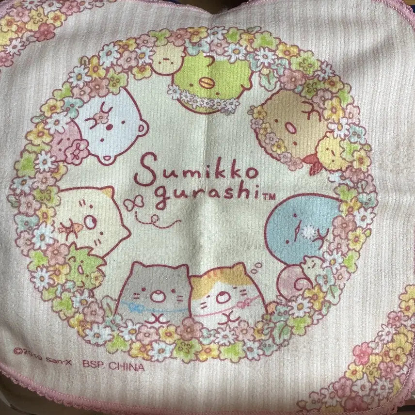[BUNJANG] San-X Sumikko Gurashi Handkerchief / 산엑스 스밋코구라시 손수건