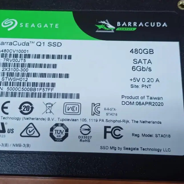 [BUNJANG] Seagate 480GB SSD Used / 중고 ssd480g 씨케이트