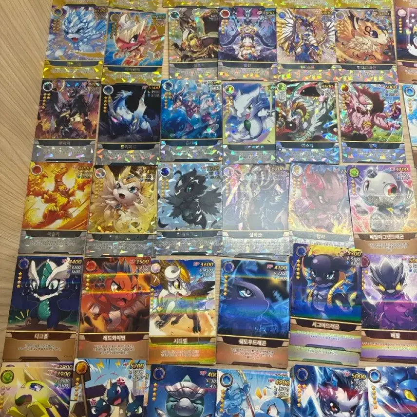 [BUNJANG] Sparkling Dragon Village Cards / 반짝이 드빌카드