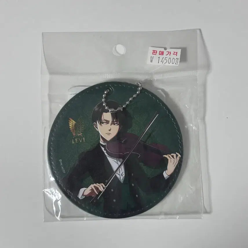 [BUNJANG] Attack on Titan Levi Ackerman Leather Coaster / 진격의 거인 리바이 아커만 레더 코스터 레쟈 코스터