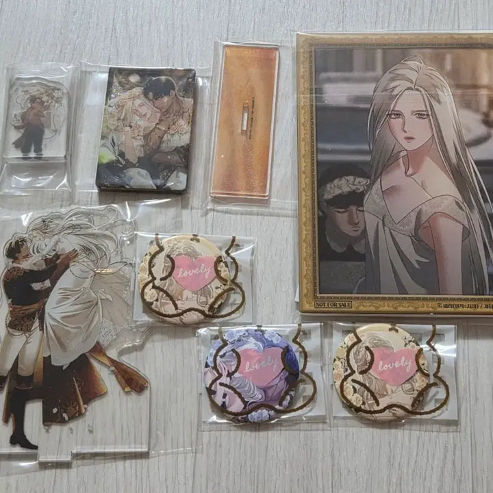 [BUNJANG] Ridi Romance Fantasy Webtoon "Plunderous Souls" Merchandise Bundle / (일괄급처)(가격안내림)리디 로판 웹툰 약탈혼 굿즈 판매합니다.