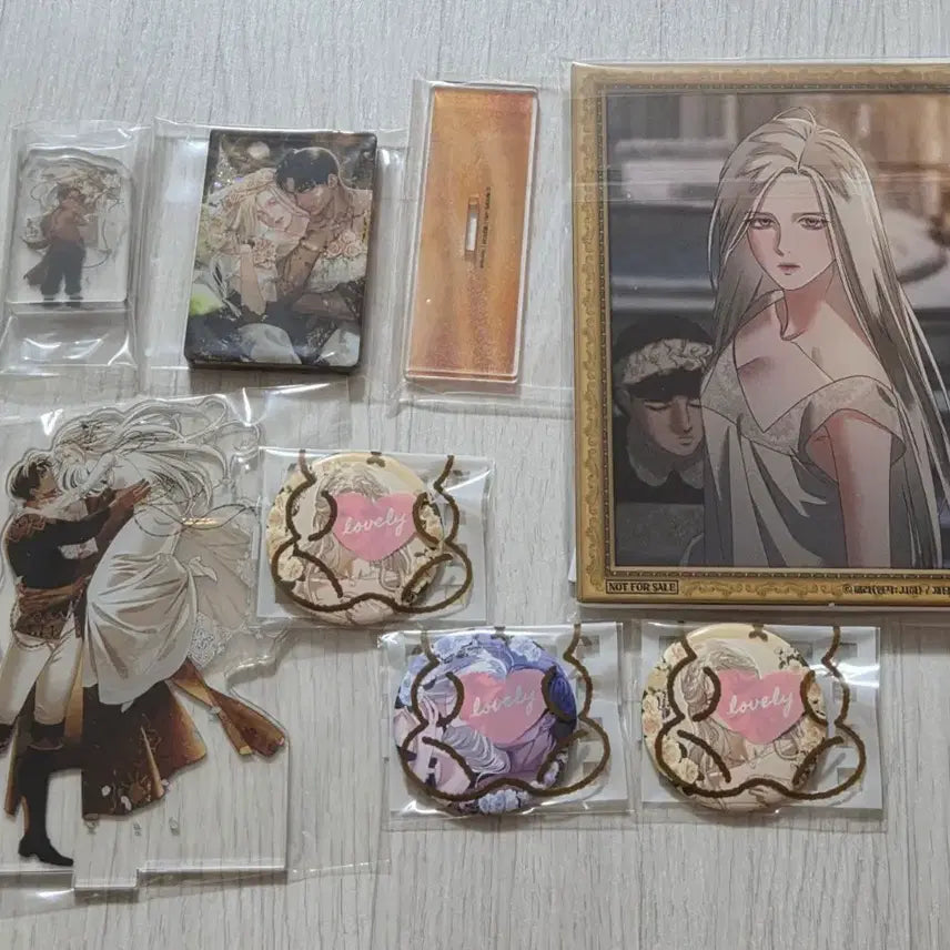[BUNJANG] Ridi Romance Fantasy Webtoon "Plunderous Souls" Merchandise Bundle / (일괄급처)(가격안내림)리디 로판 웹툰 약탈혼 굿즈 판매합니다.