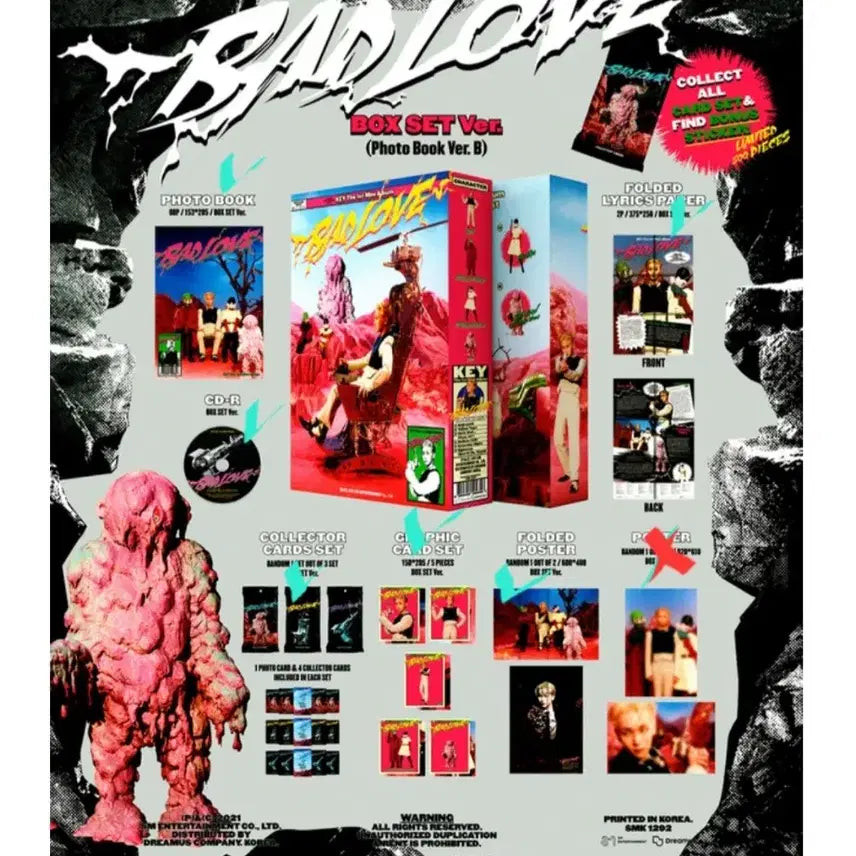 [BUNJANG] SHINee Key BAD LOVE Box Version Album / 샤이니 키 배드럽 밷럽 박스버전