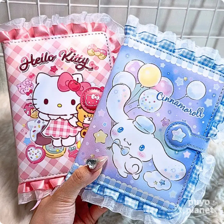 [BUNJANG] Sanrio Characters Frill Diary / 뿌요행성 산리어 캐릭터즈 프릴 다이어리 감성 수첩 헬로키티 시나모롤