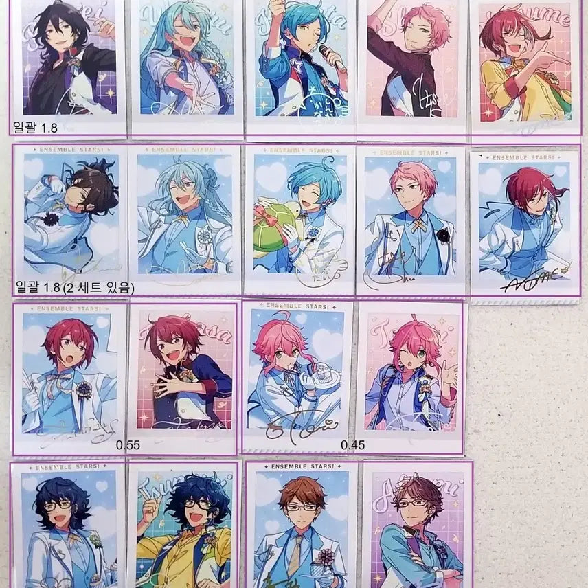 [BUNJANG] Ensemble Stars! Chugata 3rd Anniversary Pashacard - Reika, Wataru, Kanata / ~6/10 처분가 앙스타 중스타 파샤 3주년 백정장 레이 와타루 카나타