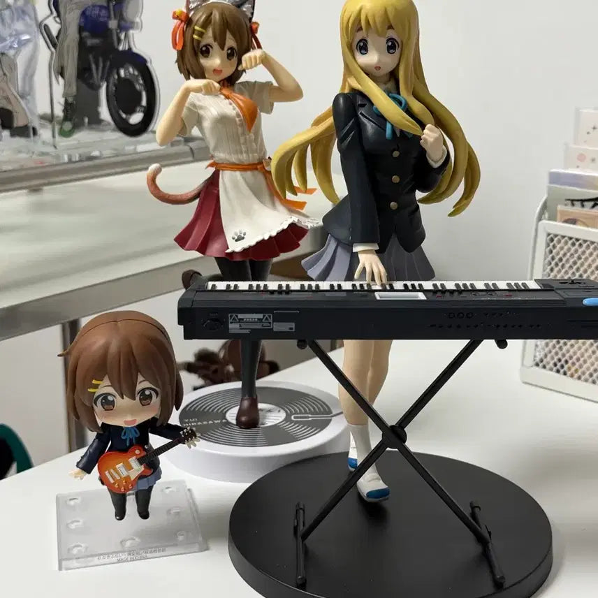 [BUNJANG] K-ON! Yui Nendoroid Nyan-Cafe Ver. Tsumugi SQ Figure / (교환 및 판매) 케이온 유이 넨도 냥카페 유이 sq츠무기 미소녀 피규어