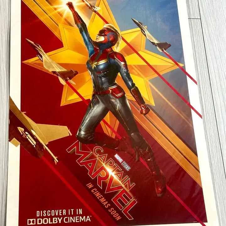 [BUNJANG] Captain Marvel (2019) Dolby Cinema Poster (A3) / [2019초희귀한정판]영화 마블 캡틴마블 돌비시네마 포스터(A3)