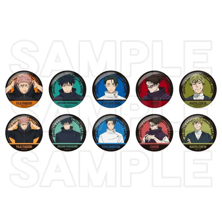 [BUNJANG] Jujutsu Kaisen Cursed Womb Movic Can Badges - Yuji, Choso, Megumi, Naoya / 주술회전 사멸회유 무빅 캔뱃지 유지 쵸소우 메구미 나오야