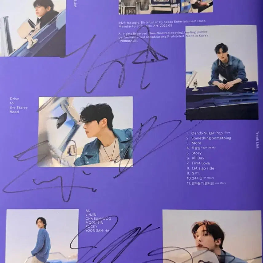 [BUNJANG] ASTRO Autographed Album with Handwritten Message / 아스트로 싸인앨범 +친필메세지