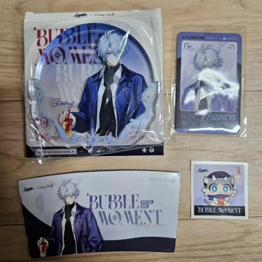 [SOLD OUT] 붕괴 스타레일 공차 콜라보 파이논 아크릴 코스터 +ld리딤카드