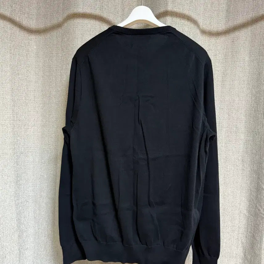 [BUNJANG] Polo Ralph Lauren Pima Cotton Slim Fit Sweater - Black (L) / [L] 폴로 랄프로렌 피마 코튼 니트 블랙