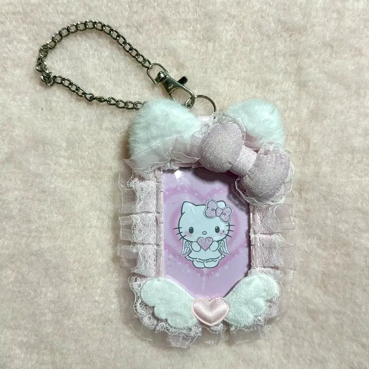 [BUNJANG] Sanrio Angel Kitty Hell Kitty Photocard Holder / 산리오 천사키티 천사 악마 헬로키티 포카 홀더 판매