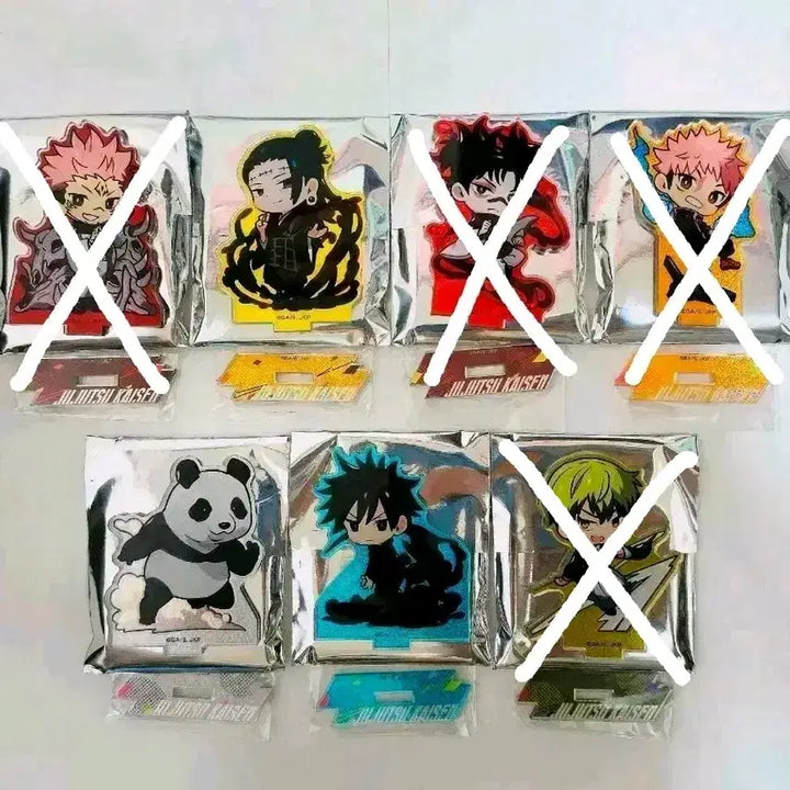 [BUNJANG] Jujutsu Kaisen Trading Glitter Acrylic Standee - Choso, Megumi, Naoya, Sukuna, Yuji / 주술회전 트레이딩 글리터 아크릴 스탠드 후시구로 메구미 켄자쿠 판다