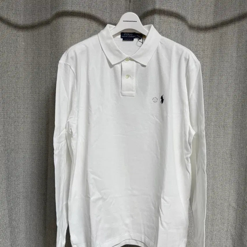 [BUNJANG] Polo Ralph Lauren Custom Slim Fit Mesh Long Sleeve Shirt White L / [L] 폴로 랄프로렌 폴로 롱슬리브 화이트