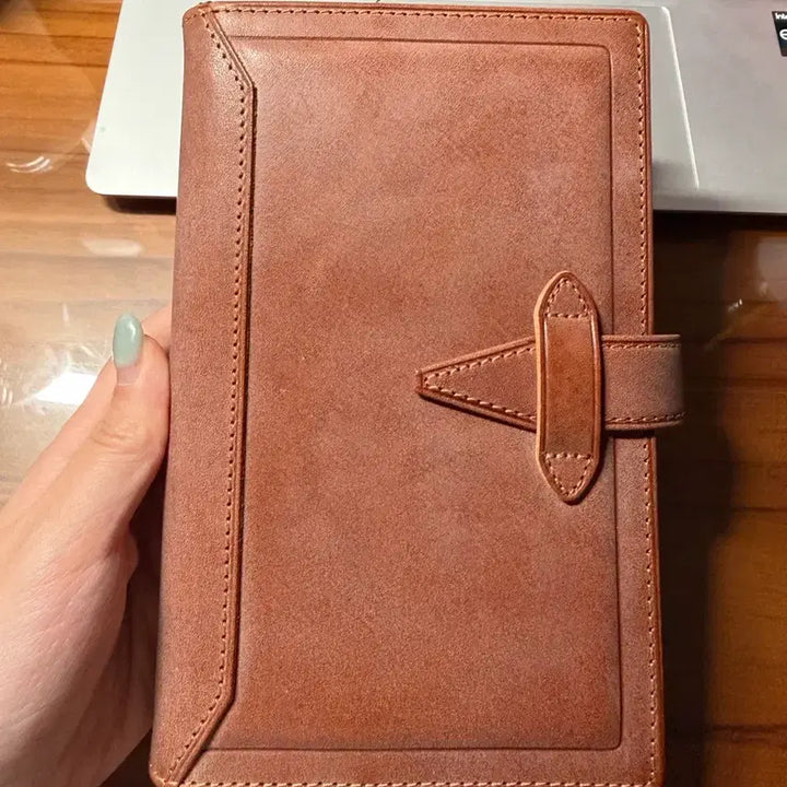 [BUNJANG] Roroma 15mm 6-Ring Leather Diary Brown / 로로마 15mm 6공 다이어리 가죽 판매 양도 브라운