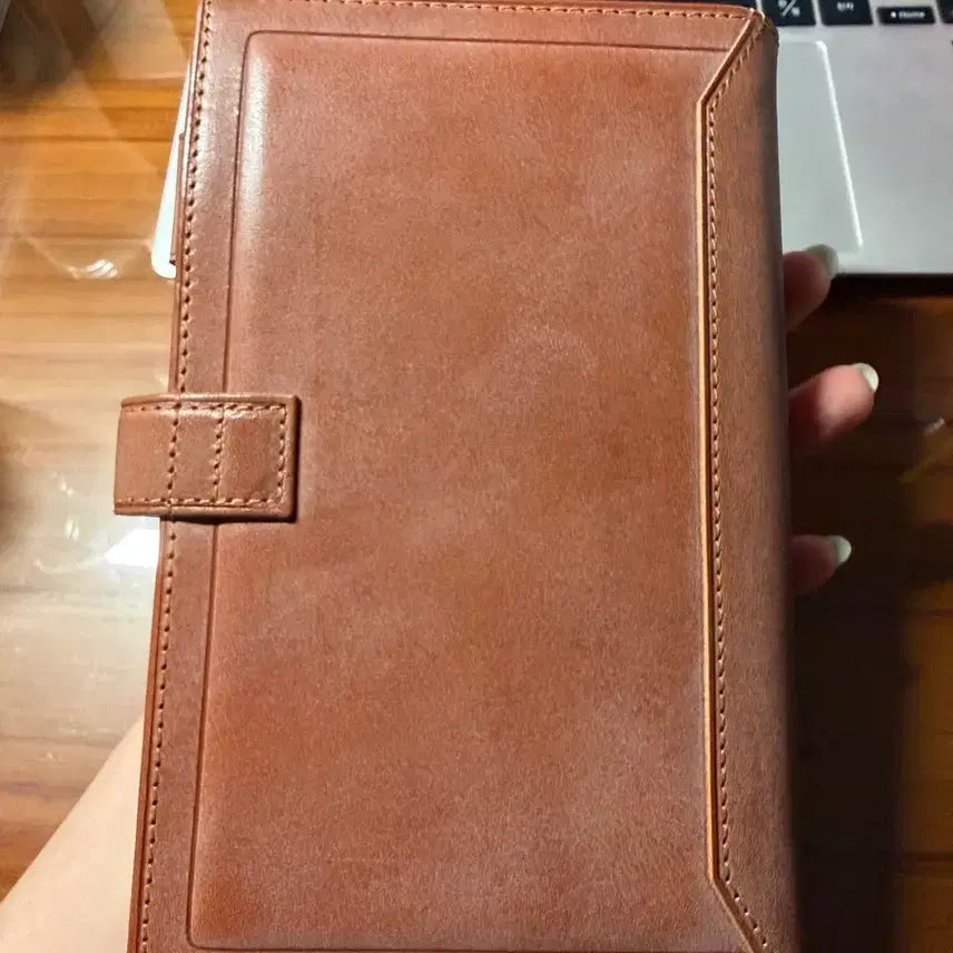 [BUNJANG] Roroma 15mm 6-Ring Leather Diary Brown / 로로마 15mm 6공 다이어리 가죽 판매 양도 브라운