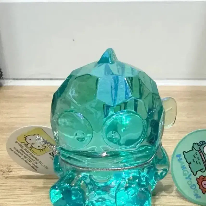 [BUNJANG] Hangyodon Crystal Aurora Emerald Bag Charm / 한교동 크리스탈 오로라