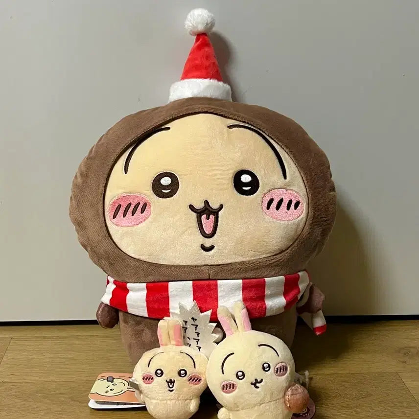 [BUNJANG] Cheekawaii Usagi Ginger Doll &amp; Keychain Set / 치이카와 우사기 굿즈 세트