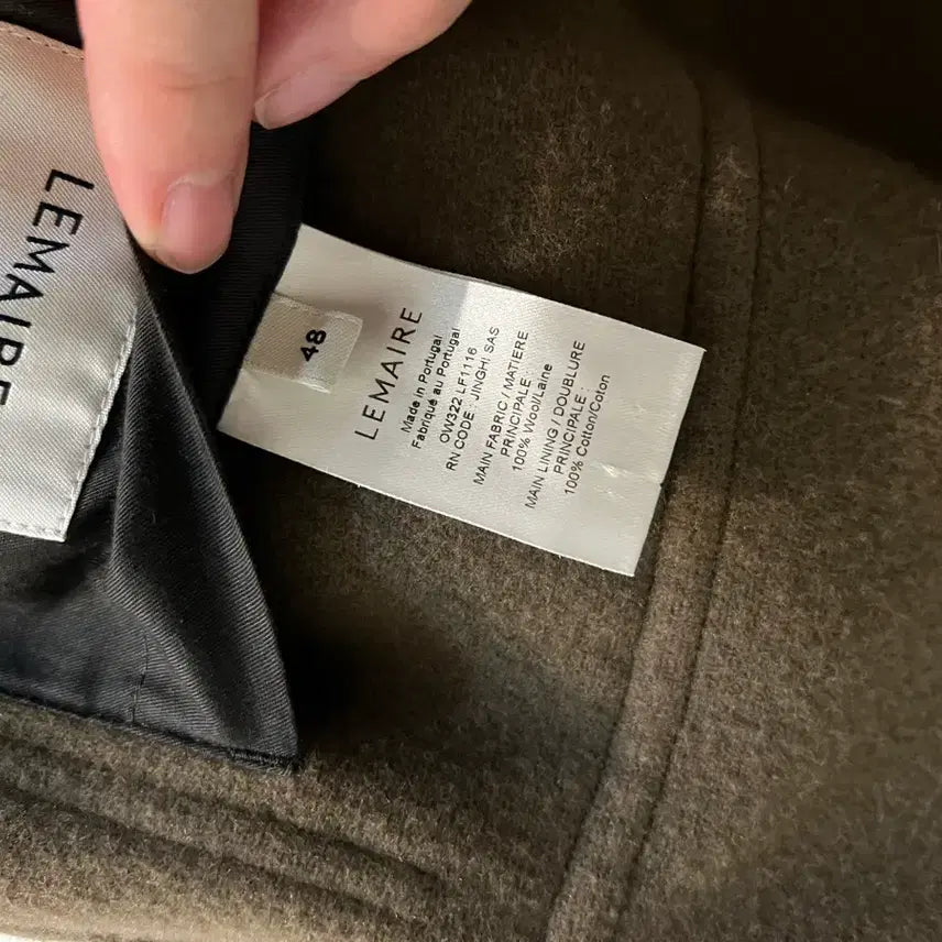 [BUNJANG] Lemaire 23AW Hunting Jacket Dark Squirrel Size 48 / 르메르 23AW 헌팅자켓 다크스쿼럴 48사이즈