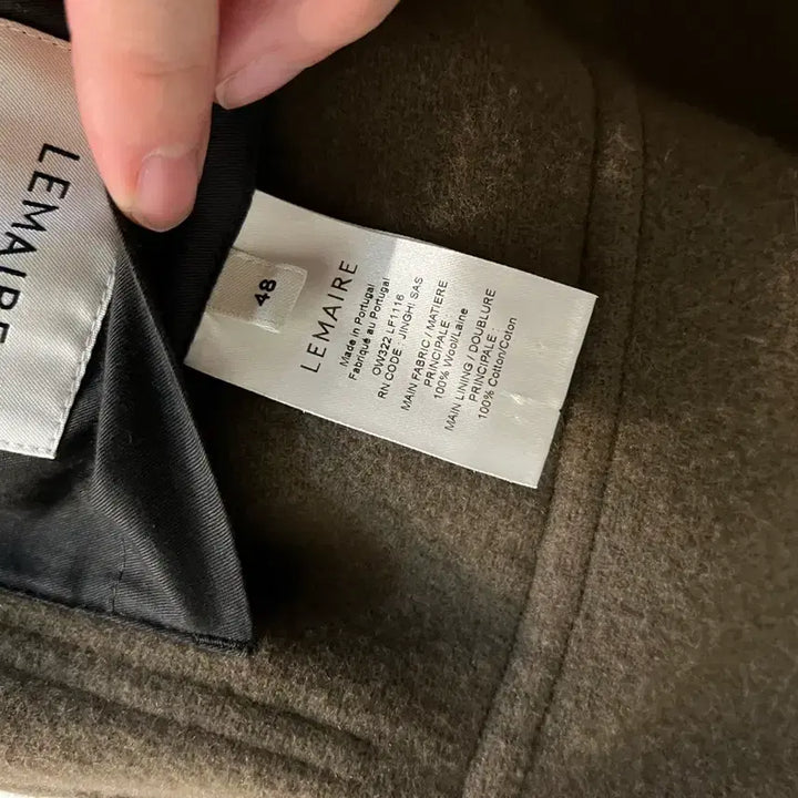 [BUNJANG] Lemaire 23AW Hunting Jacket Dark Squirrel Size 48 / 르메르 23AW 헌팅자켓 다크스쿼럴 48사이즈