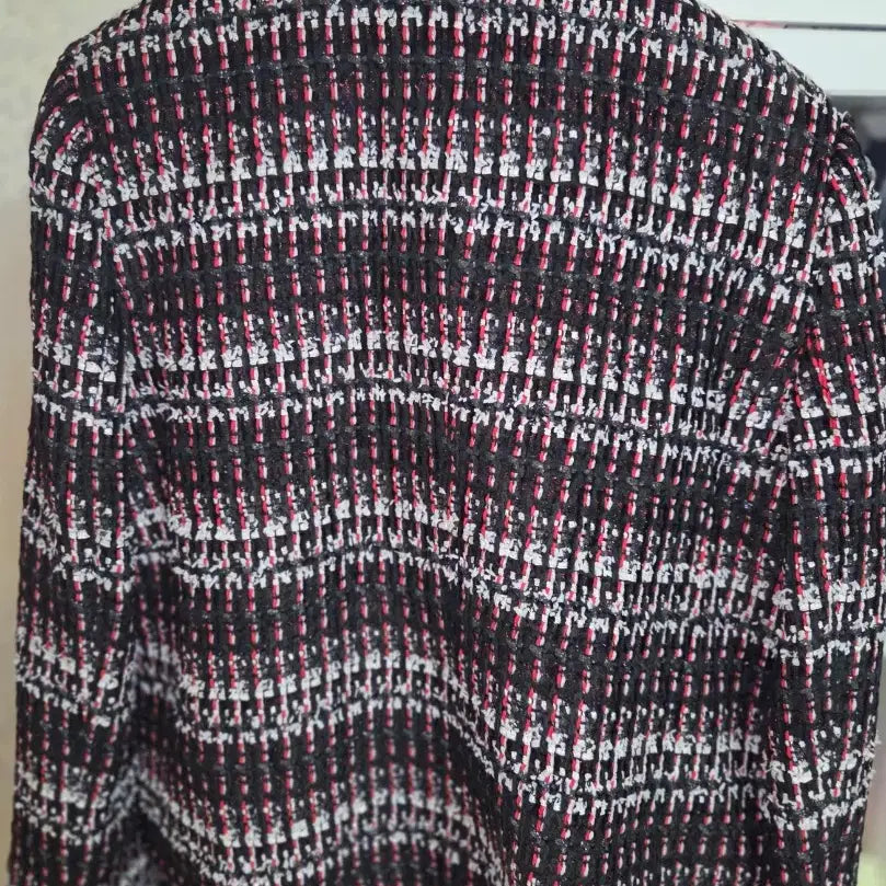 [BUNJANG] Luxury Brand Tweed Jacket Black Red / 명품 브랜드  트위드 자켓 (새제품입니다)