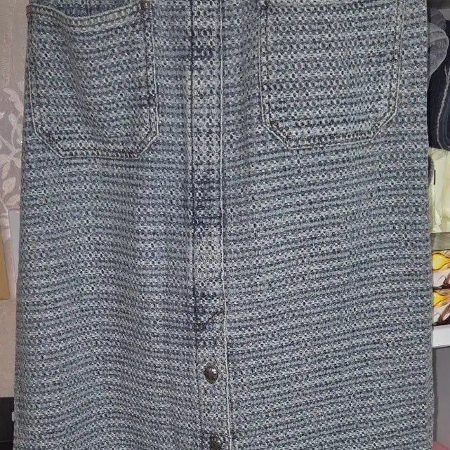 [BUNJANG] Designer Brand Tweed Long Skirt / 명품 브랜드트위드 롱 스커트(새제품입니다)