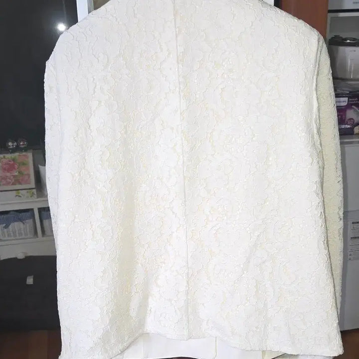 [BUNJANG] Celebrity Shop Lace Jacket White / 고급 브랜드 레이스 자켓 (새제품입니다)