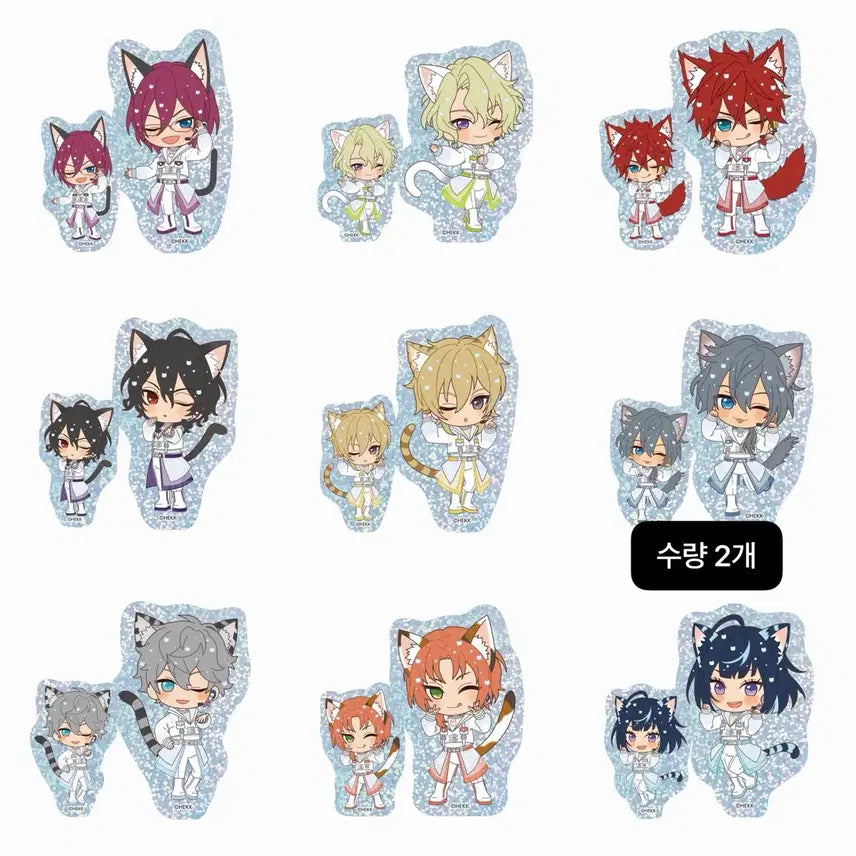 [BUNJANG] Ensemble Stars! Nijigen no Mori Collaboration Mini-Game Prize C Hologram Sticker / 앙스타 난쟈타운 콜라보 미니게임 C상 홀로그램스티커 판매합니다.