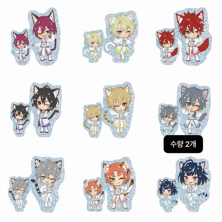 [BUNJANG] Ensemble Stars! Nijigen no Mori Collaboration Mini-Game Prize C Hologram Sticker / 앙스타 난쟈타운 콜라보 미니게임 C상 홀로그램스티커 판매합니다.